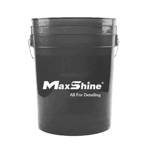 MaxShine seau transparent noir