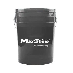 MaxShine seau transparent noir