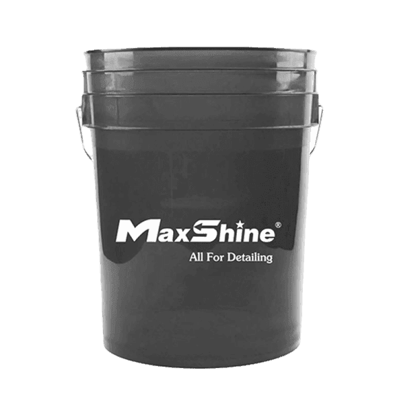 MaxShine seau transparent noir